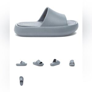 NWT J/Slides Squish Beach Slides - size 8 women’s slip on